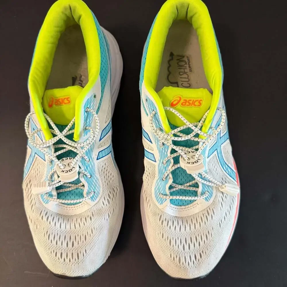 ASICS Gel-Excite 6‎ Women's Running Shoes White/Blue/Orange Size 10